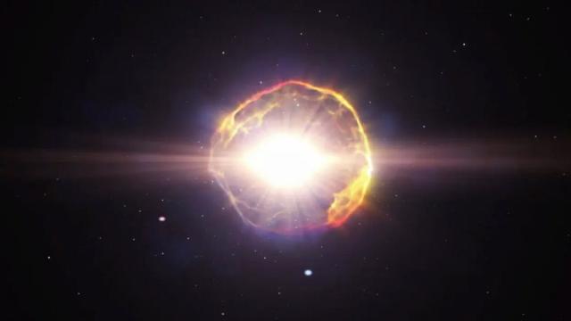 Обнаружено неравномерное расширение молодого остатка сверхновой
