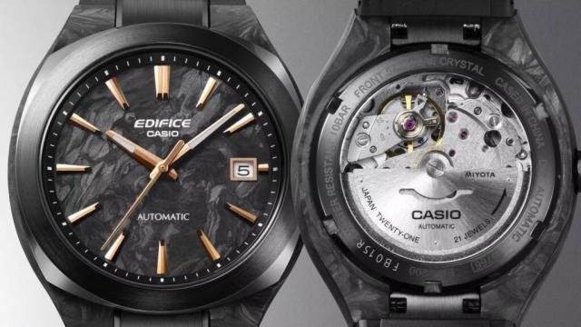 Такие часы Casio Edifice за $330 захотят себе все. У них сапфировое стекло, автоматический механизм и кованый карбон