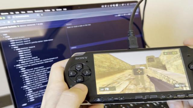 Энтузиаст создал клон Counter-Strike и запустил его на оригинальной Sony PSP