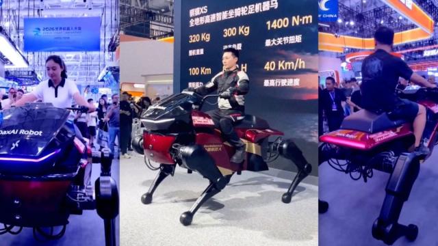 Китайский стартап опередил Kawasaki: робоконь Qiji X1 поступил в продажу