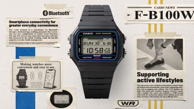 Культовая классика умнеет: Casio выпустила новую версию F-91W с Bluetooth и шагомером