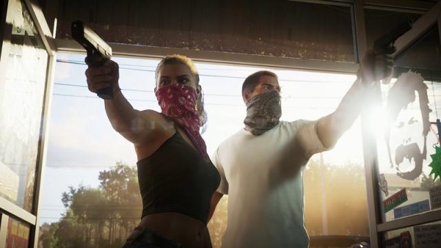 Седьмая утечка геймплея GTA VI показала ограбление заправок и систему повреждения машин
