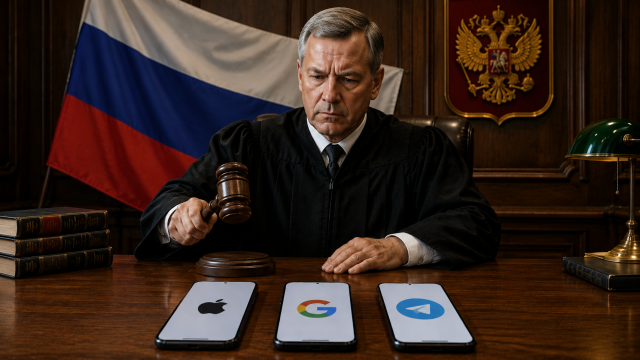 Российский суд оптом оштрафовал Apple, Google и Telegram