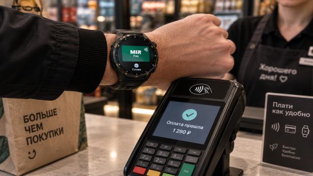 Huawei Watch получили поддержку Mir Pay: как привязать карту и платить часами