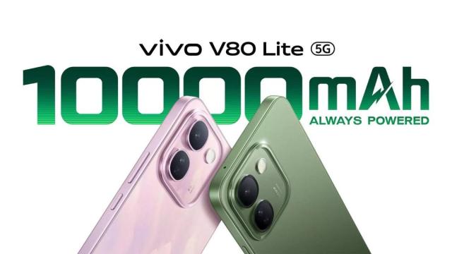 Vivo представила международную версию смартфона V80 Lite с аккумулятором 10 000 мА·ч