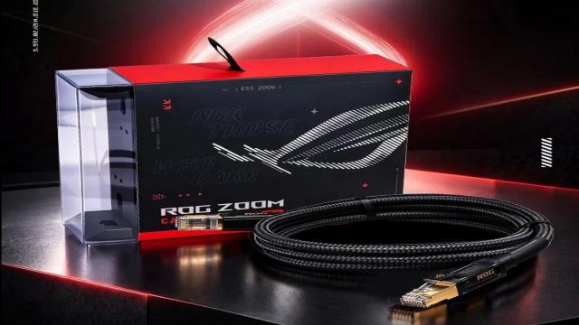 Asus выпустила геймерский Ethernet-кабель ROG Zoom за 41 доллар