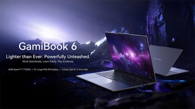 Blackview представила портативный ноутбук GamiBook 6 на процессоре AMD Ryzen 7 7735HS