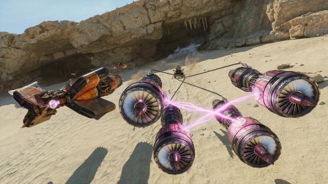Гоночный экшен Star Wars: Galactic Racer от ветеранов разработки Burnout встретили в Steam «в основном положительными» отзывами