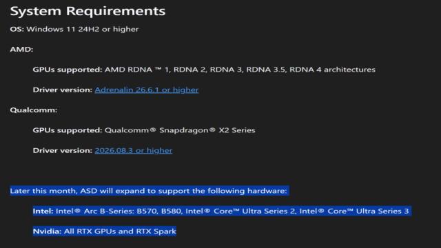Игры будут загружаться быстрее: видеокарты Nvidia и Intel получат поддержку Microsoft Advanced Shader Delivery