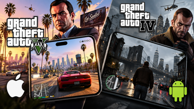 GTA IV и GTA V портировали на смартфоны и планшеты