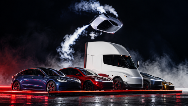 Tesla показала вживую новый Roadster. Он умеет летать и разгоняется до 100 км/ч меньше чем за секунду