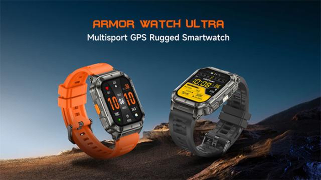 Ulefone представила защищённые смарт-часы Armor Watch Ultra для любителей спорта